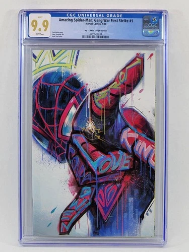 SPIDER-MAN FIRST STRIKE #1 CGC 9.9 MARVEL AMAZING: GANG WAR 2024 BRY'S VIRGIN ED