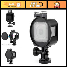 Aluminum Protective Housing Case for GoPro Hero 5/4 Session, Cold Shoe Mount, Le
