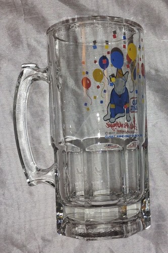 Vintage 1987 Spuds Mackenzie Bud Light Original Party Animal 1 Quart Beer Mug - Picture 2 of 6
