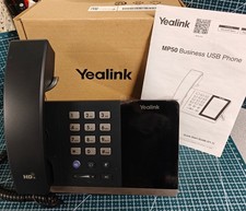 Yealink MP50 Teams Edition   Corded USB IP Phone, Plug  Play, with Power Pack