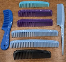 ( LOT OF 8 ) CONAIR Unbreakable POCKET COMB MADE in USA