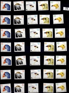 // 7X PORTUGAL 2001 MNH BIRDS