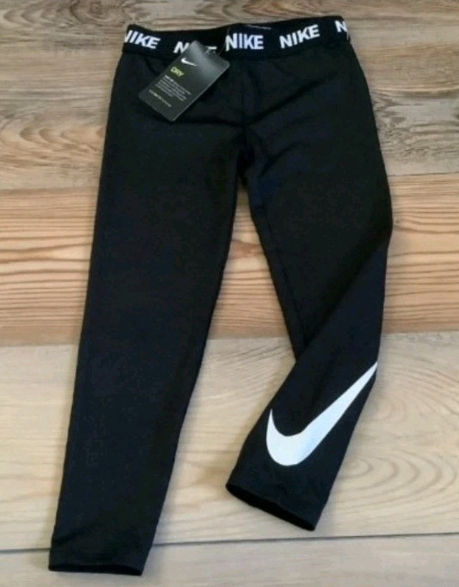 Nike Girls DRIFIT Tee & Leggings Outfit Size 6(NWT) image 4