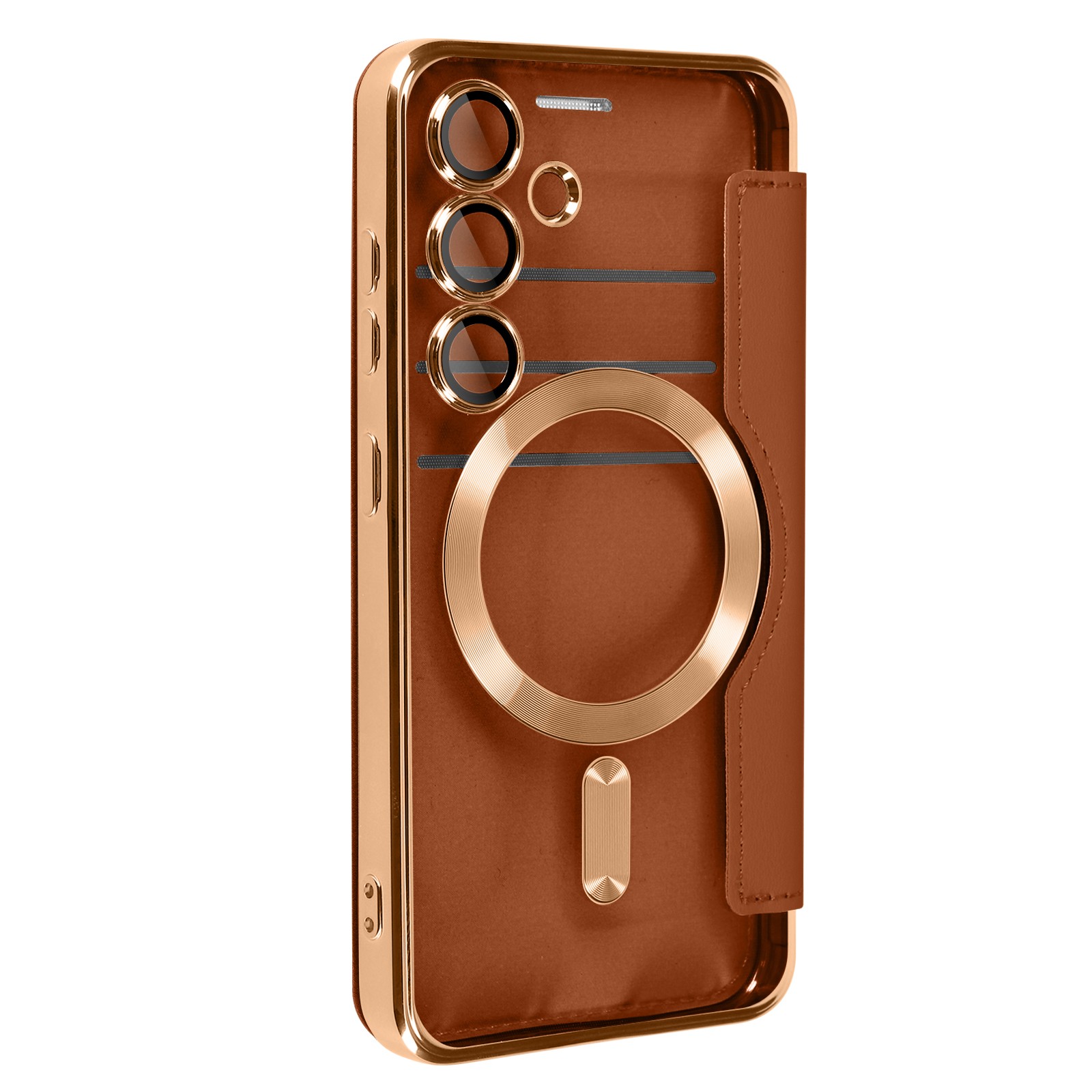 Housse Galaxy S24 Avizar anti-piratage RFID et protection caméra surélevée
