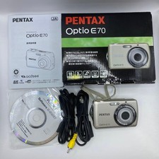 PENTAX Optio E70 Compact Digital Camera Silver Tested Excellent Condition
