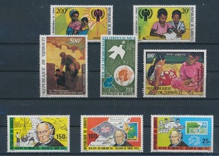 LS99150 Djibouti year of the child sir Rowland Hill fine lot MNH