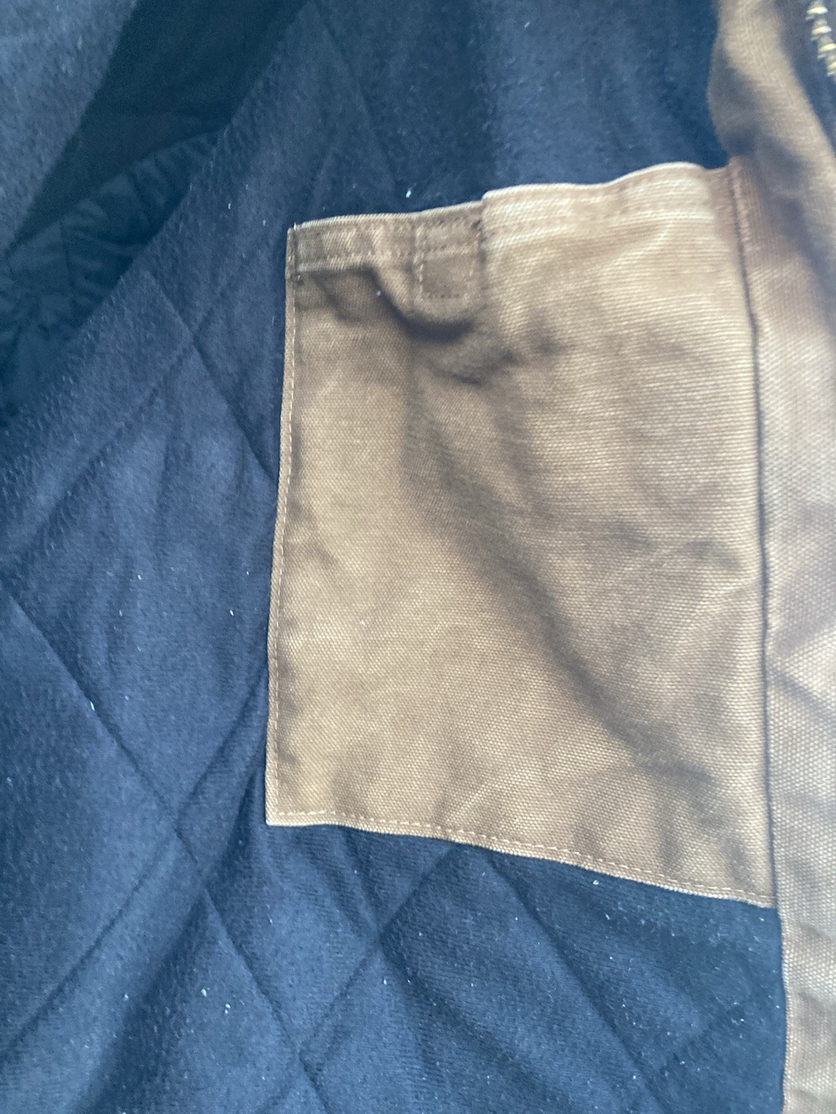 Vtg Carhartt J130 BRN Sun Faded Duck Active Jacket Distressed Workwear Medium thumbnail 7