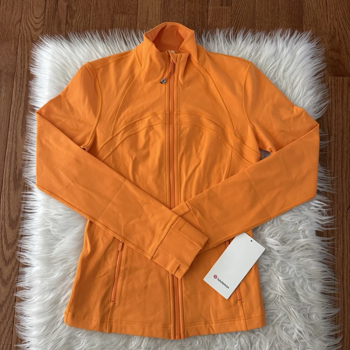 ルルレモン　フード付　difine ジャケット　オレンジ　サイズ6 Lululemon Orange Activewear Jackets for Women for sale - eBay