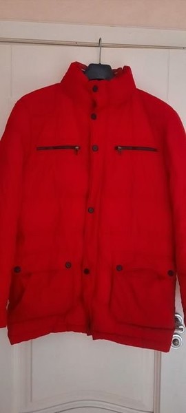 Men Daniel Hechter Puffer Jacket Red 42
