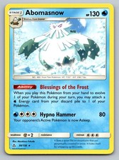 Abomasnow 38/156 Rare Ultra Prism Pokemon Near Mint