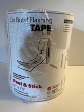 Ox  Butyl Flashing Tape 6in x 75ft Waterproof Peel and Stick Seal-7 available