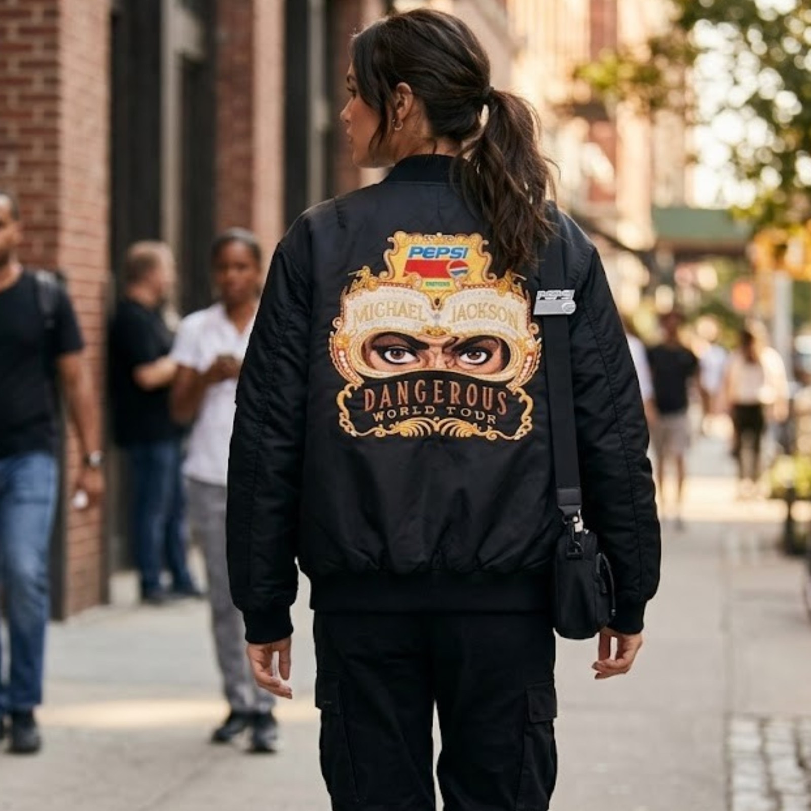 Michael Jackson Dangerous Tour Jacket:MJ Inspired Pepsi Bomber Jacket