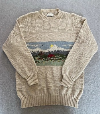 UNITED COLORS OF BENETTON PULLOVER GR. 10-12 VINTAGE ITALY WOLLE SELTEN SIEHE DETAIL