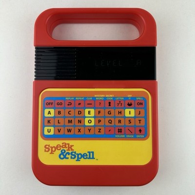 Speak & Spell Kahootz 09624 Classic Electronic Learning Game Tested Works
