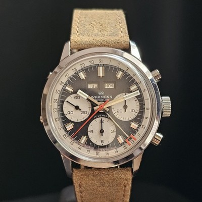 Wakmann Jumbo 39mm Triple Calendar Chronograph Ref. 1315.30.75