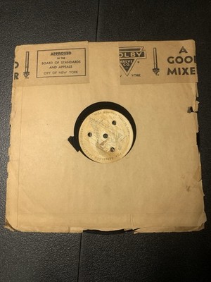 ACETATE-MYSTERY Unknown Recording-Vintage Audio Devices Reference 12  LP  RARE