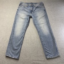 Levi's 559 Jeans Mens 36x30 Blue Relaxed Straight Stretch Denim Medium Wash