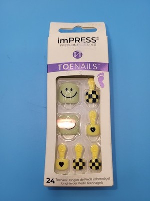 KISS imPRESS No Glue Press-On & Glue Press on Manicure and Pedicure
