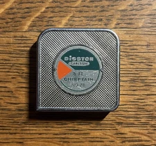 Vintage Disston Carlson Chieftain H.K. Porter Thin Tape Measure 8 Ft. - No. 78