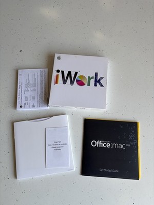 Apple iWork Software Box Seiten Zahlen Keynote Mac OS Produktivität