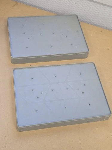 2x 1978 Vintage KENNER STAR WARS Vinyl Case ORIGINAL TRAYS - STANDS