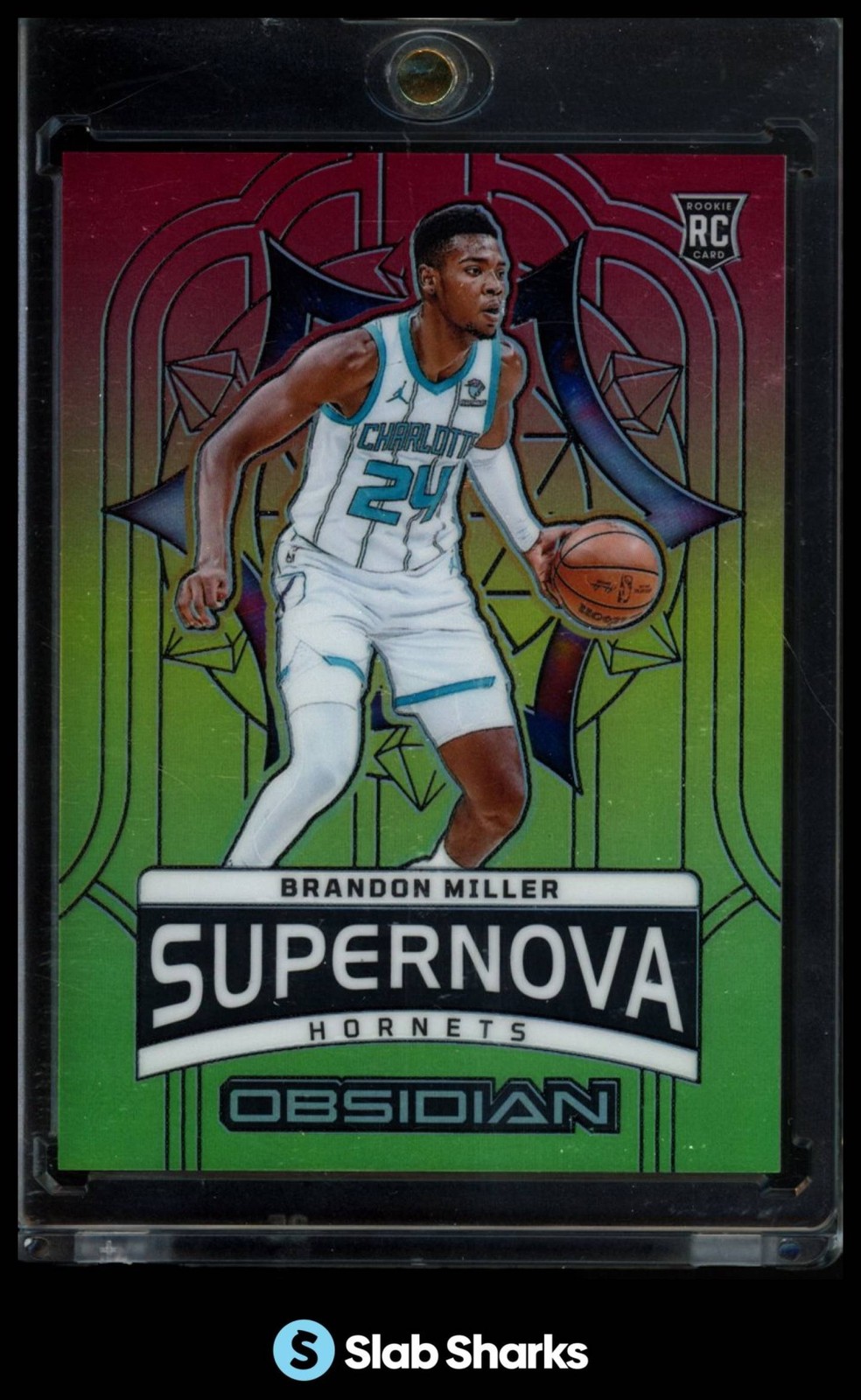 2023 PANINI OBSIDIAN BRANDON MILLER SUPERNOVA ELECTRIC ETCH REGGAE FLOOD RC /60