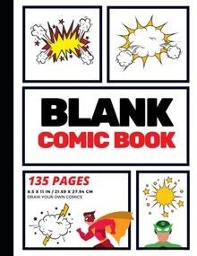 Blank Comic Book: Create Your Own Comic Strip, Blan... | Buch | Zustand sehr gut