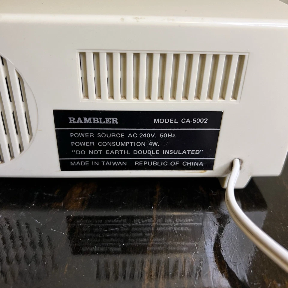 Working- Rambler CA-5002 Radio Alarm Clock retro. Rare. 1970s - Image 4 of 4