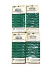 Vintage 4 Packungen Tip-Top grün Snap-On Haar 3/4" Rollen unzerbrechlicher Kunststoff Neu mit Etikett