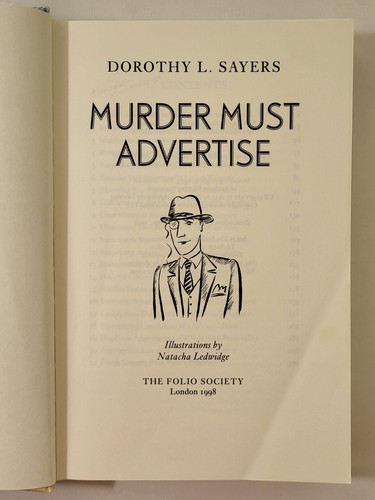 The Dorothy L Sayers Crime Collection Folio Society 1998 Hardcover Book Set - Bild 14 von 24