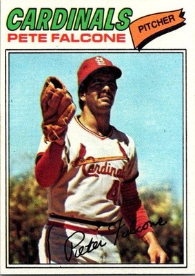 Pete Falcone - 1977 Topps - # 205 - Cardinals