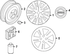 Genuine Nissan Wheel Cover 40315-7LA0B