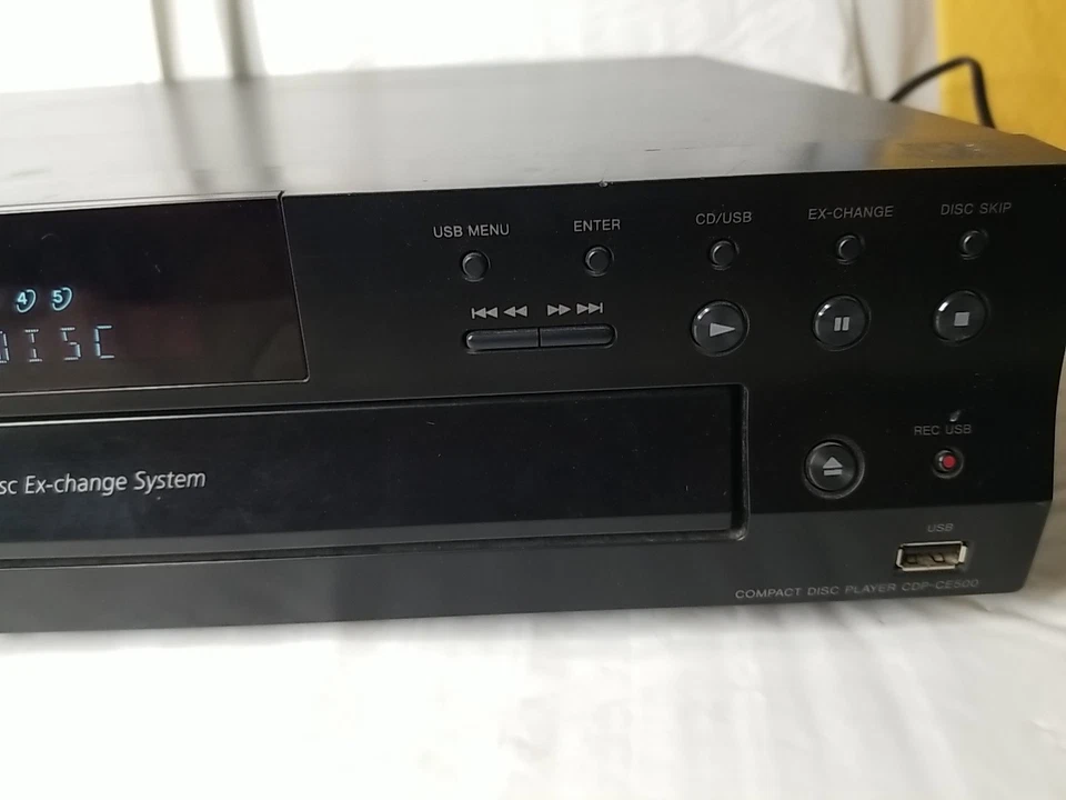 Sony CDP-CE500 CD Changer Player with Thumb Drive Burner MP3 Capability P - Image 2 of 4