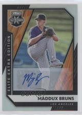 2021 Elite Extra Edition Optic Holo Signatures 17/25 Maddux Bruns #29 Auto xb2