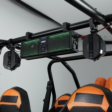 17" ATV UTV Sound Bar RGB 2.1CH Stereo Speaker Bluetooth For Marine Golf Cart