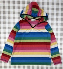 Rainbow Striped Fleece Hoodie Kids Colorful Pullover Place 14 The Children  s Pla