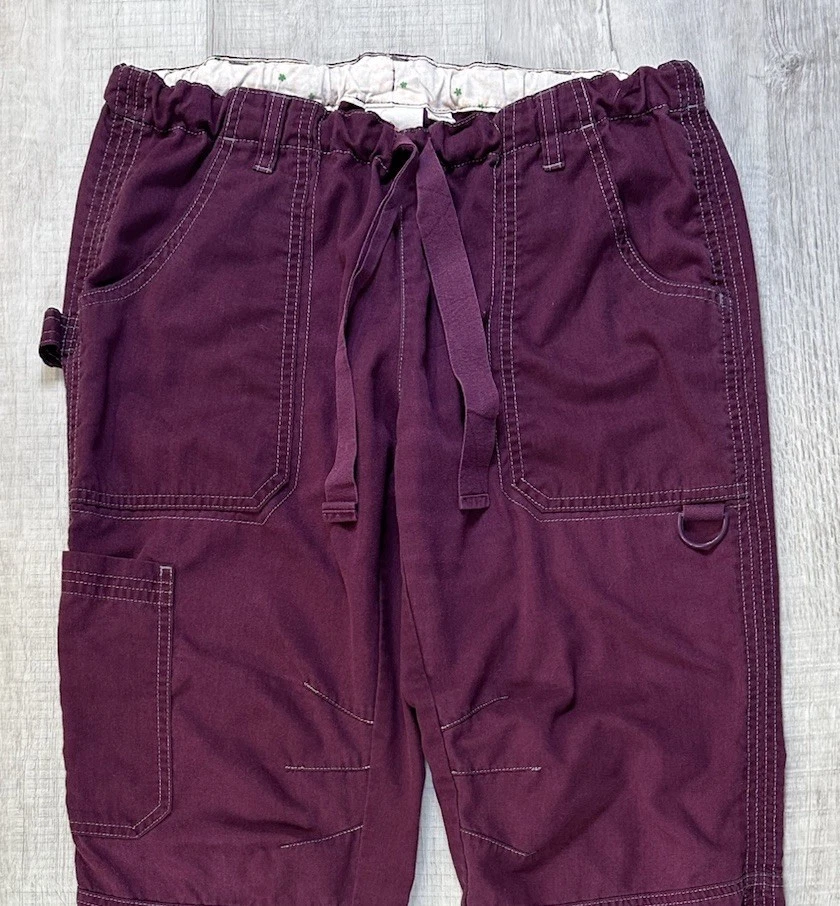 Pantalones Médicos Kathy Peterson Carga Ligeros Púrpura Enfermera Mujer’s S (32-34X28) Foto 3 de 4