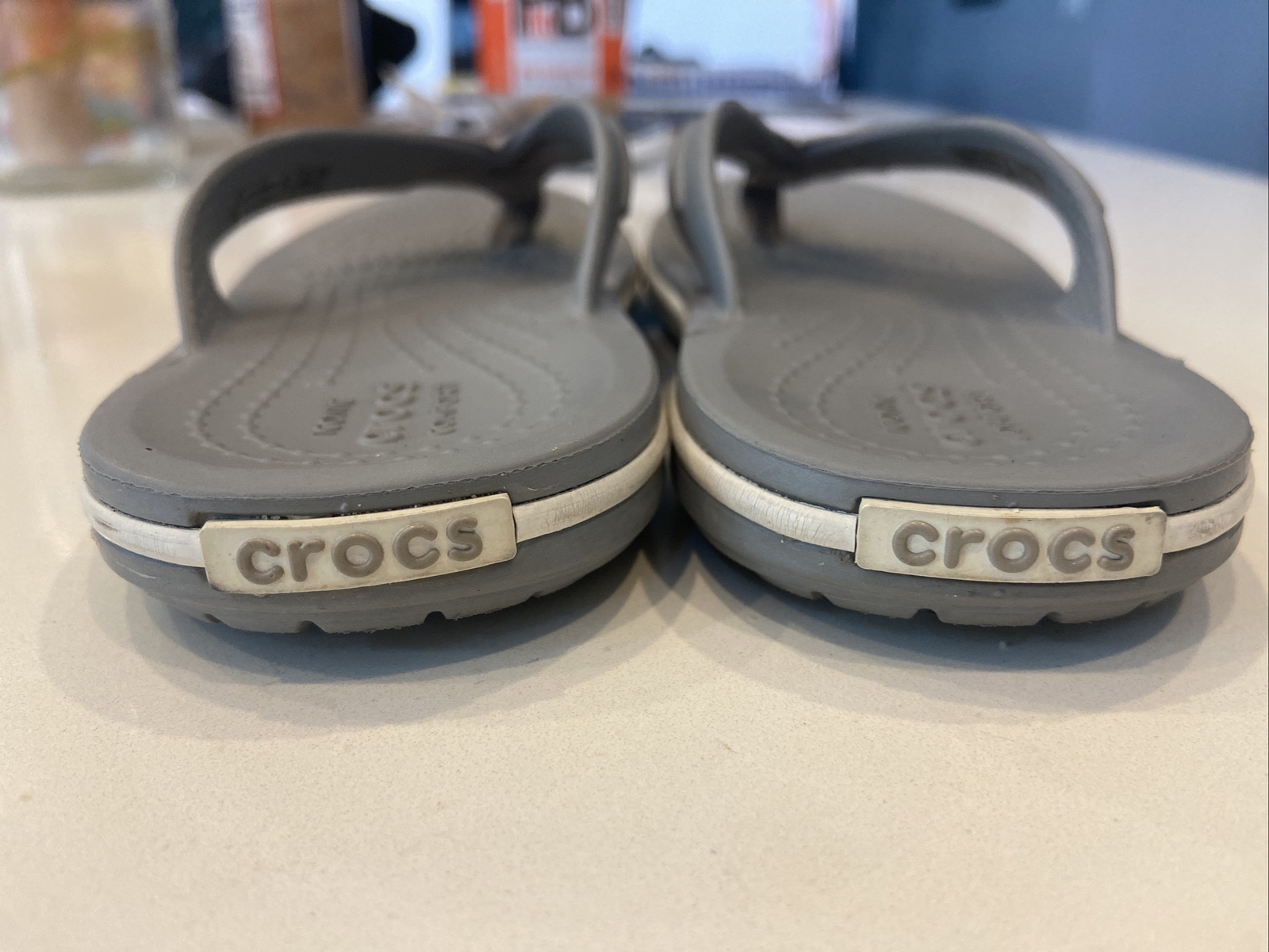 Crocs iconic comfort sandals kids unisex size C11 gray With Banded ...