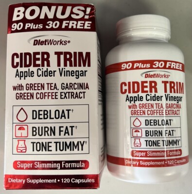 Windmill Dietworks Apple Cider Vinegar Capsules Ea, Ginger, Cayenne & Maple, ...