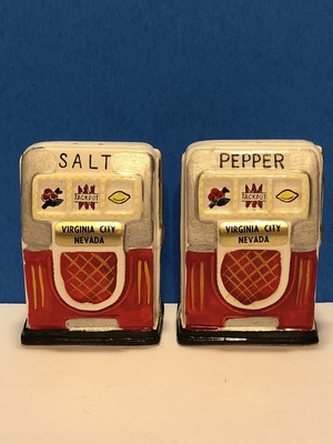 Vintage salt and pepper shaker slot machines for sale