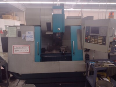 2005 AKIRA SEIKI SV-1000 Vertical Machining Center 4TH AXIS 41x21x20 MELDAS 65M