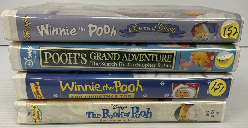 Winnie The Pooh Lot of 4 VHS Movies in Clamshells ~ Titles in description - Image 3 of 4