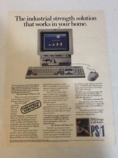 1991 IBM PS/1 Vintage Print Ad Advertisement pa25