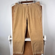 VINTAGE Polo Ralph Lauren Pants Mens 38x30 Khaki Chino Corduroy Prospect Flat