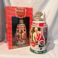 Anheuser-Busch Coca-Cola Historical Slogan Stein  CS451 2ND/SERIES #4406  $79.99