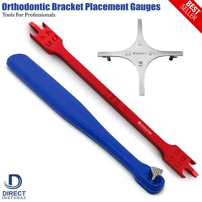 Dental Bracket Height Gauge Star Orthodontic Posterior Positioning Bite Stick CE