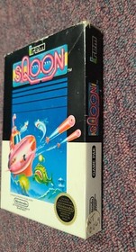 Sqoon (Nintendo) NES (Complete in Box) W/Rare Reg. Card, Poster & Manual! Works!