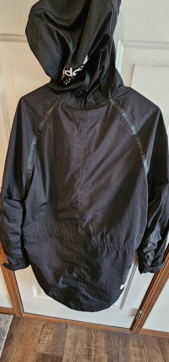 ADIDAS ORIGINALS UTILITY JACKET MED BLACK TRENCH 2 N 1 3 ADIDAS ORIGINALS UTILITY JACKET MED BLACK TRENCH 2 N 1 3