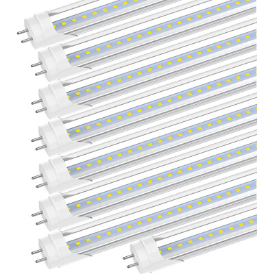8 Pack 3FT LED Tube Light Bulbs T8 Ceiling Lamp Bi-Pin G13 16W 2000LM Cool White