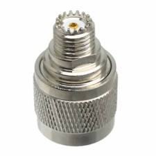 UHF PL259 Male Plug to MOTO mini-UHF Female Jack RF Coaxial Adapter Connector